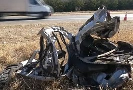 Vídeo. Acidente com 4 carros mata 3 pessoas da mesma família no interior de SP