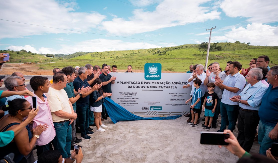 Governador Paulo Dantas promove entregas de rodovia e uma Creche CRIA, em Murici