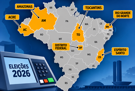 Além de presidente, eleitores de cinco estados e do DF decidem governadores neste domingo