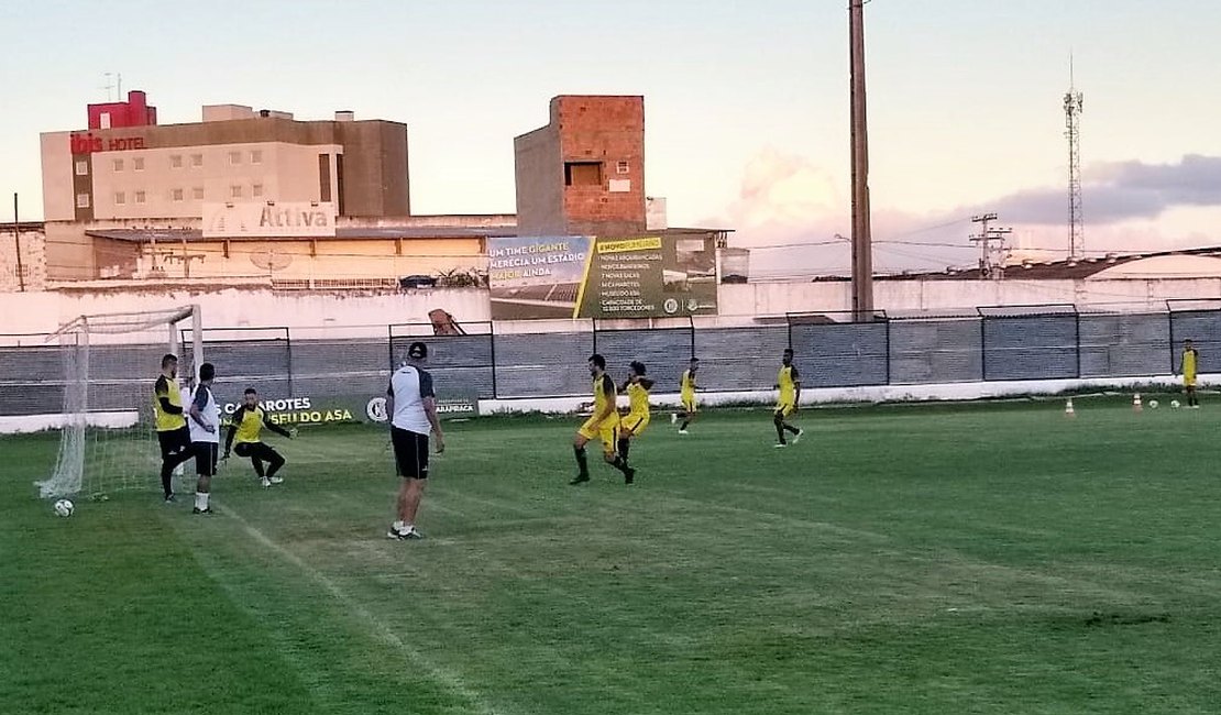 ASA fará último treino nesta manhã e vai viajar na tarde desta sexta para o Recife