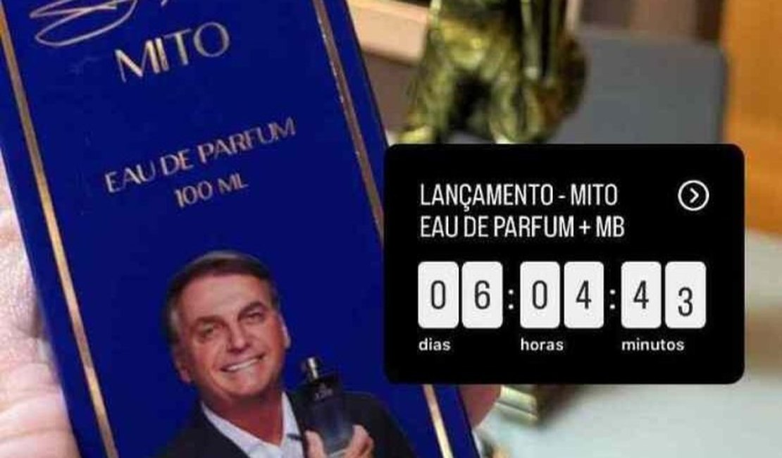 Novo perfume de Bolsonaro, 'Mito', será lançado na próxima quinta-feira