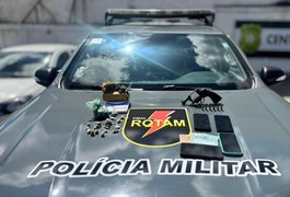 Rotam prende dois homens com armas e drogas em Rio Largo