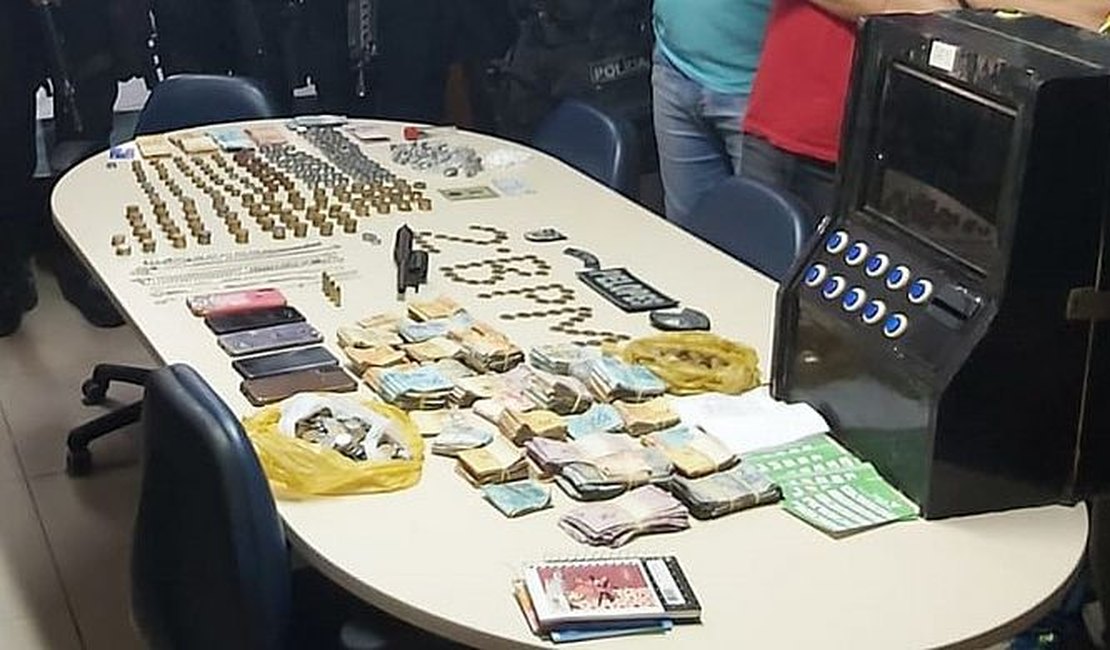 Ação policial apreende R$ 39 mil com organização criminosa no interior de Alagoas