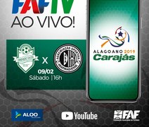 Jogo do ASA e Dimensão Capela será transmitido ao vivo pela FAFTV