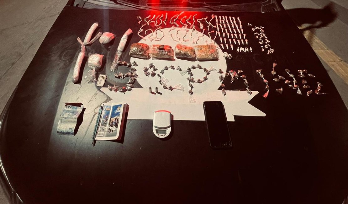 PM prende traficantes de drogas no interior de Alagoas