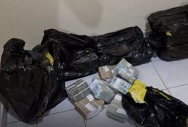 PF encontra R$ 3,2 milhões dentro de sacos de lixo