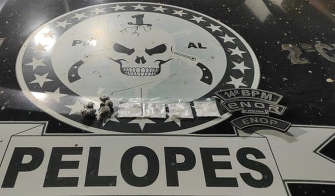 Jovens são presos com drogas em balneário, no interior de Alagoas