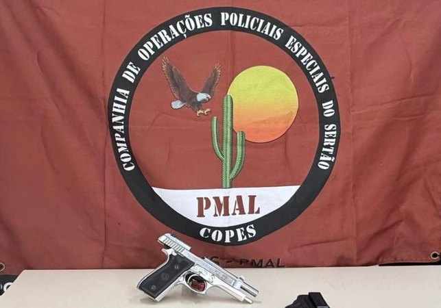 PM prende homem por posse irregular de arma de fogo em Maribondo