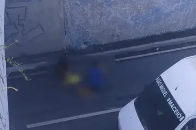 Homem fica ferido após queda de cerca de seis metros sob viaduto do Jacintinho, em Maceió