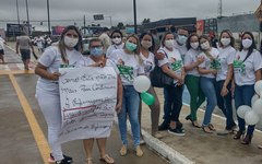 Protesto profissionais de enfermagem de Arapiraca