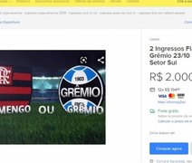 Cambistas vendem até por R$ 2 mil os ingressos para Flamengo x Grêmio pela Libertadores