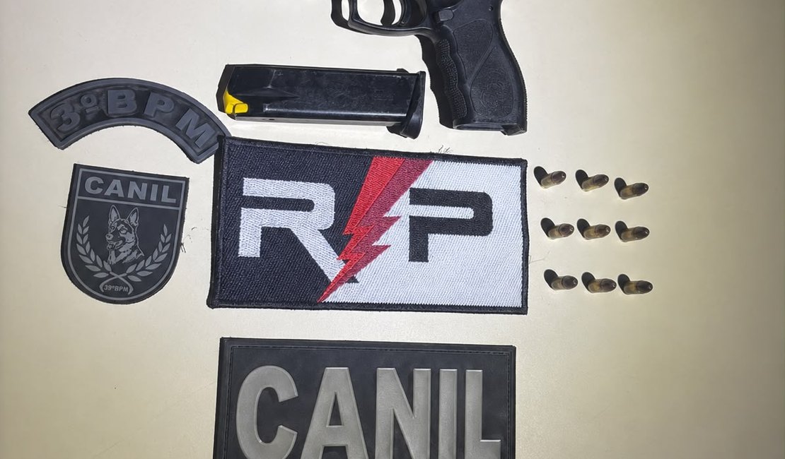 Advogado é detido ao ser flagrado com pistola 9 mm em bar de Arapiraca