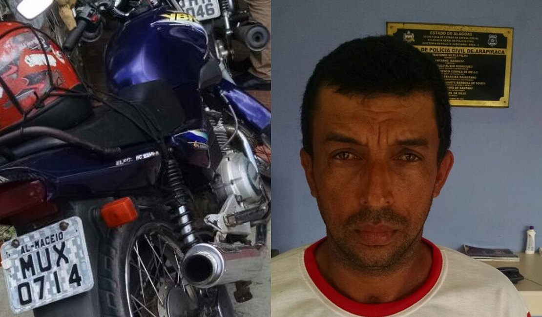 Polícia Militar recupera motocicleta roubada durante blitz em Arapiraca