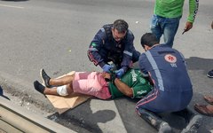 Homem ferido em colisão entre motos na AL 220, em Arapiraca