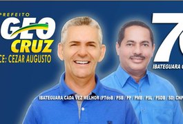 Geo Cruz derruba candidata de oposição nas urnas e é reeleito prefeito de Ibateguara