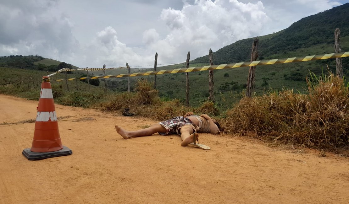 Possível latrocínio: Cadáver de homem é encontrado em estrada vicinal de União dos Palmares