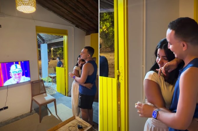 João Gomes chora ao se ver cantando com Roberto Carlos em especial de Natal