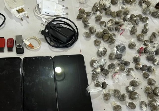 Policiais penais apreendem celulares e drogas no Presídio Baldomero Cavalcanti, em Maceió