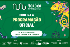 De 07 a 10 de dezembro: Veja a programação da 14ª Mostra Sururu de Cinema Alagoano