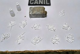 Arapiraca: Homem foge e deixa para trás sacola com maconha, cocaína e lança-perfume