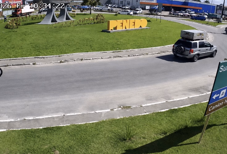 Penedo Seguro amplia videomonitoramento com novas câmeras no Trevo do Bom Jesus dos Navegantes