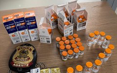 Medicamentos emagrecedores apreendidos pela PF em Alagoas