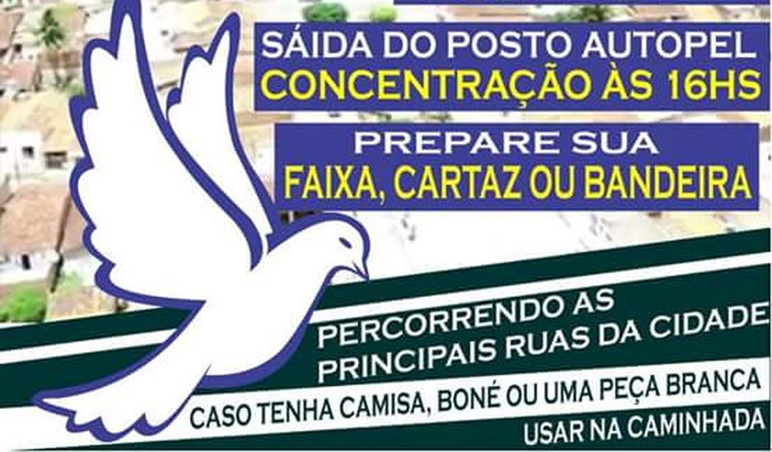 Após morte de gerente de banco, moradores de Girau organizam caminhada pela paz