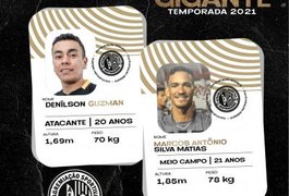 Boliviano Guzman e o meia Marcos Antônio reforçam o elenco do ASA