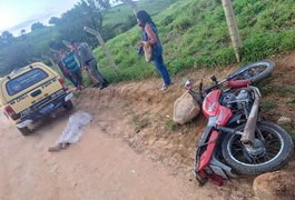 Homem sofre acidente de moto em estrada vicinal e vai a óbito em Mata Grande