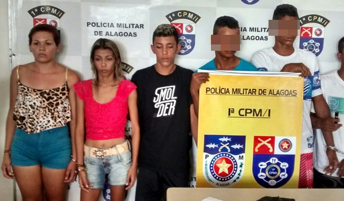 PM desarticula grupo suspeito de ligação com o tráfico de drogas