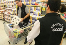 Procon multa supermercados da capital que alteram preços dos produtos