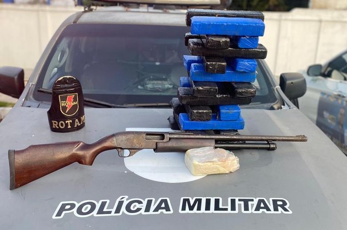 PM-AL apreende 24 armas e mais de 23 KG e meio de drogas em uma semana