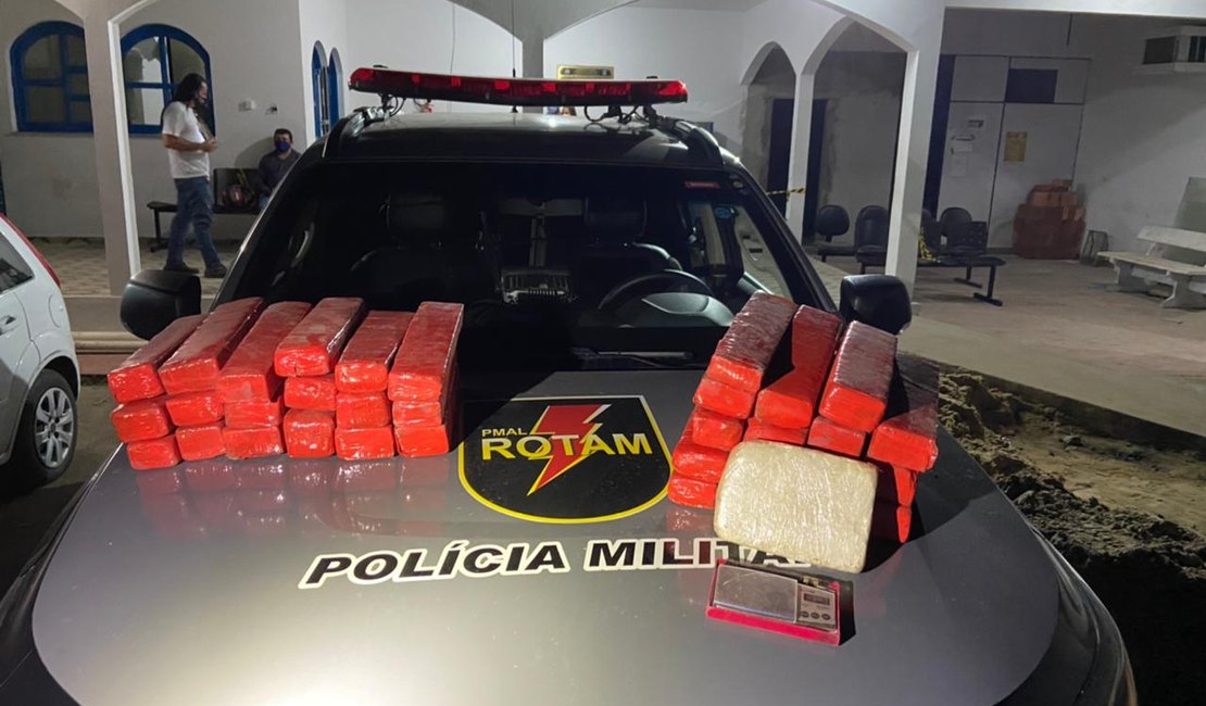 Polícia prende suspeito e apreende mais de 30kg de drogas em Arapiraca