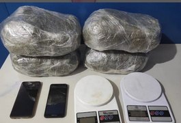 Suspeito é preso ao ser flagrado com drogas no Pontal da Barra