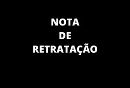 Retratação sobre declarações de Valdir Silva contra a família Pereira durante as eleições de 2024 em Teotônio Vilela