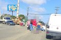 Três mulheres ficam feridas em batida entre duas motos no trevo para Feira Grande