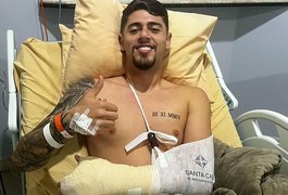 Goleiro do ASA passa por cirurgia na mão e inicia processo de recuperação