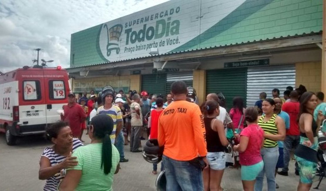 Funcionária de supermercado é assassinada enquanto trabalhava em Penedo