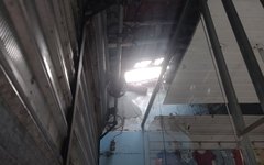 Loja arrombada no Centro de Arapiraca