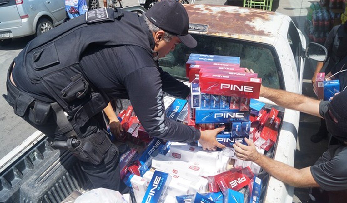 Polícia Civil realiza operação e apreende cigarros contrabandeados
