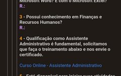 Vaga falsa de emprego em Arapiraca