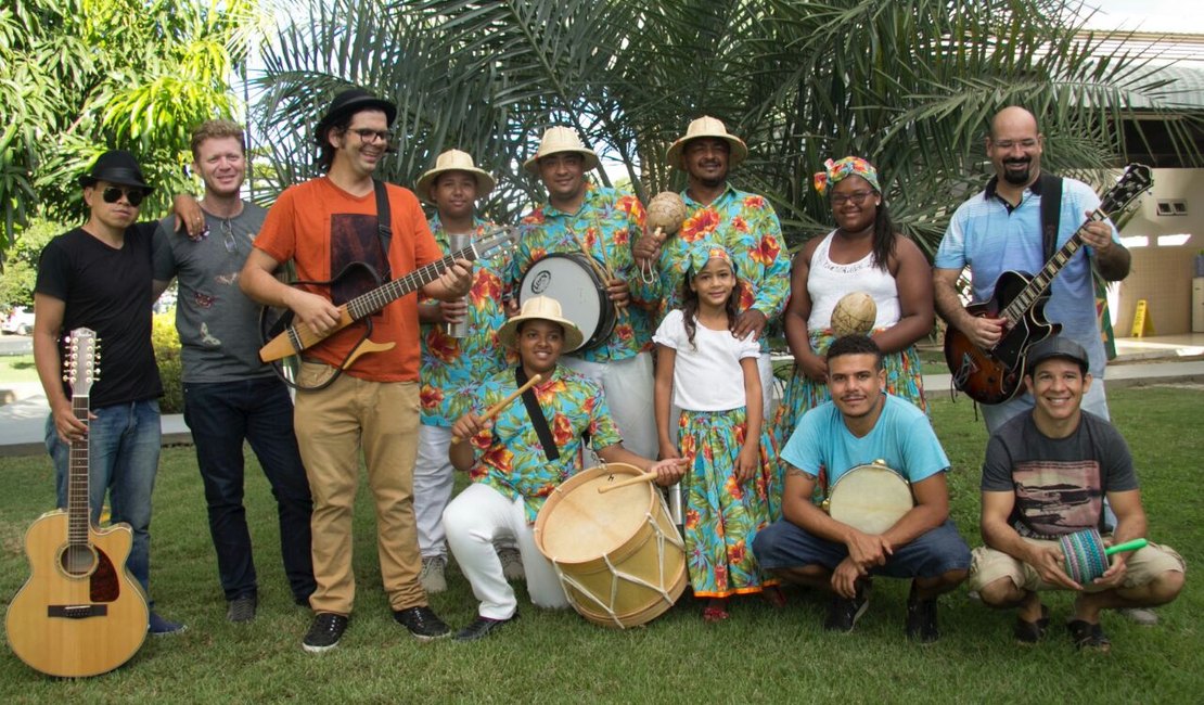 Projeto musical repagina o coco de roda neste domingo em Arapiraca