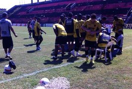 Últimos preparativos do Sport-PE antes da viagem para Arapiraca