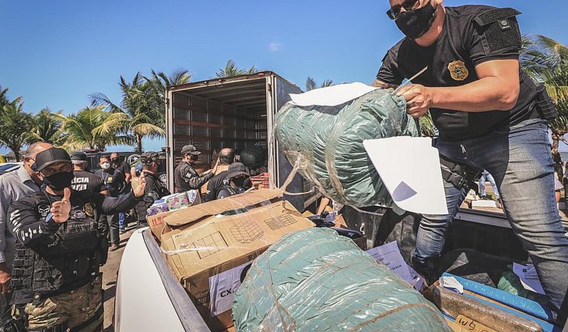 Forças de Segurança de AL apreenderam mais de 4 toneladas de droga em 2021