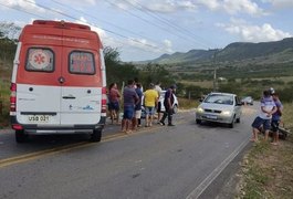 Grave acidente na AL 487 deixa motociclista morto ﻿em Traipu