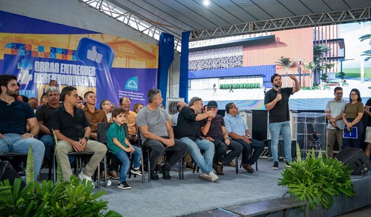 Traipu inaugura pavimentações e autoriza novas obras de infraestrutura em parceria com a Codevasf
