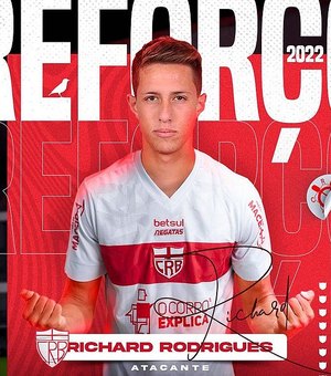 Richard Rodrigues, ex-Ponte Preta e Seleção Sub-20, é anunciado pelo CRB