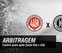 Arbitragem: Confira quem apita Santa Rita x ASA