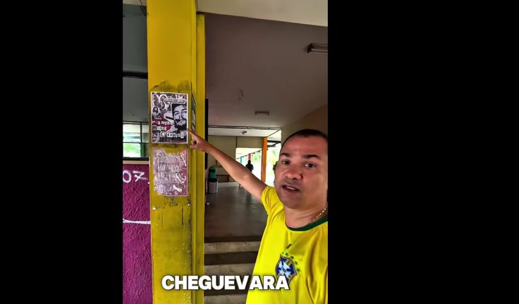 Candidato a deputado estadual, Flávio Moreno, entra no ICHCA da Ufal, diz que universidade é “cercada de comunismo”