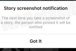 Instagram testa recurso que notificará print de qualquer Stories